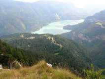 vista sul lago di Molveno dal gruppo Brenta - Trentino