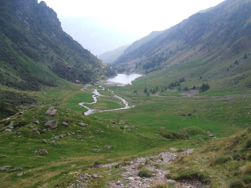 diga dall'interno