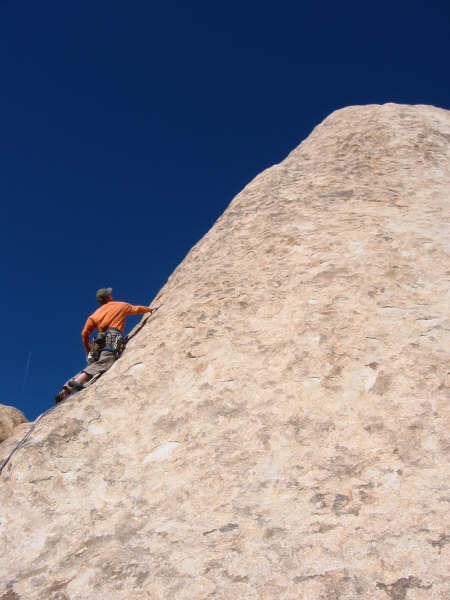 Joshua Tree, Loose Lady, 6b (Runout)
