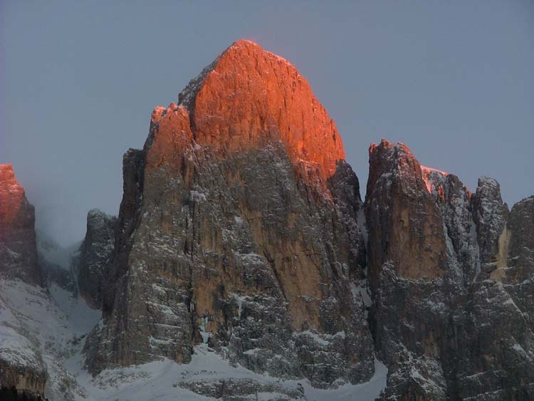 Pale di San Martino al tramonto