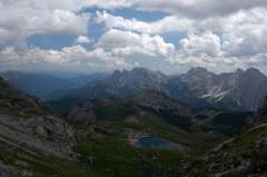 Il principale dei laghi d'Olbe (Sappada, BL)