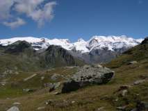 Monte Rosa dal colle Vascoccia