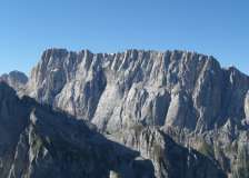 Parete Sud Marmolada dalla Cima dell'Auta