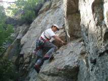 Raduno NO sabato, Dix in arrampicata