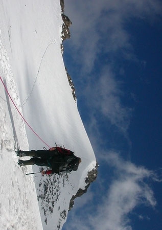 In verticale