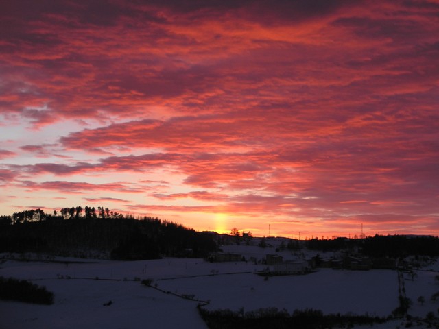 tramonto da casa mia...