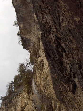 tetto con cascata