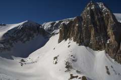 Pizzo di Diavolo e Lago di Pilato sotto la neve