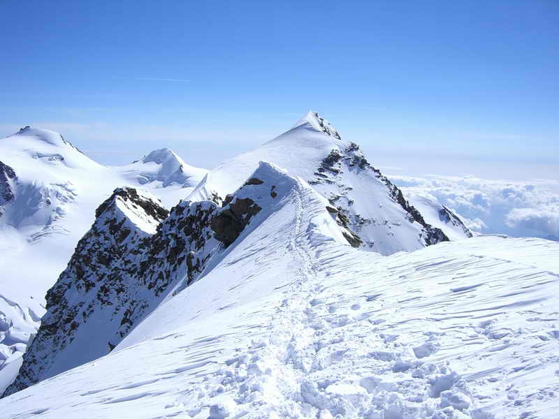 Lyskamm Orientale da Occidentale
