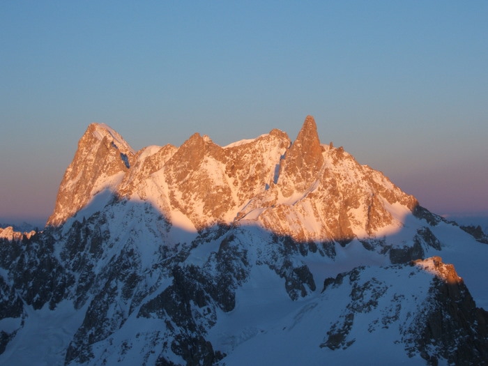 Dente Gigante cresta di Rochefort Grand Jorasses
