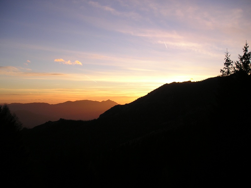 tramonto presolana
