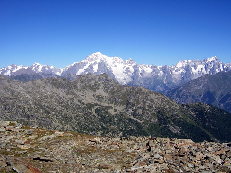 Monte Bianco dal Col de la Crosatie