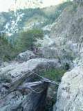 Ailefroide. Il ponte sul fiume Kwai