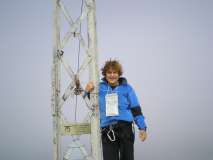 in cima allo scalino