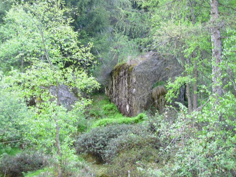 esempio di masso da pulire ferocemente