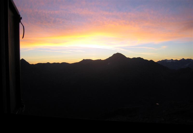 alba dal bivacco al passo del Servizio 2