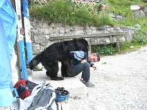 accoglienza al rifugio falier