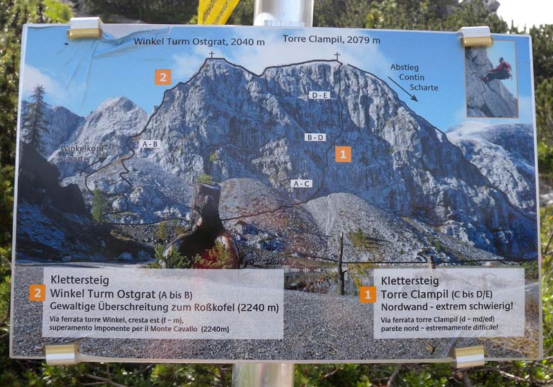 Ferrata Winkel Clampil