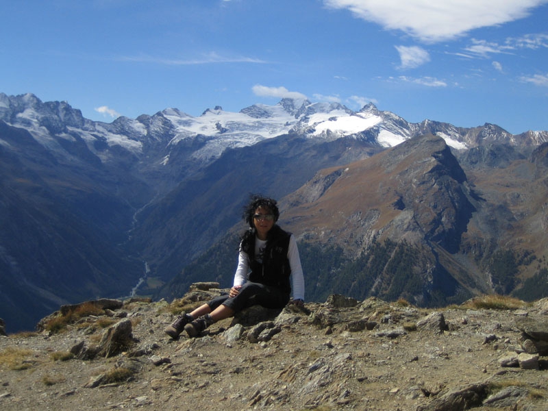Guardando il Gran Paradiso 03.09.06.....