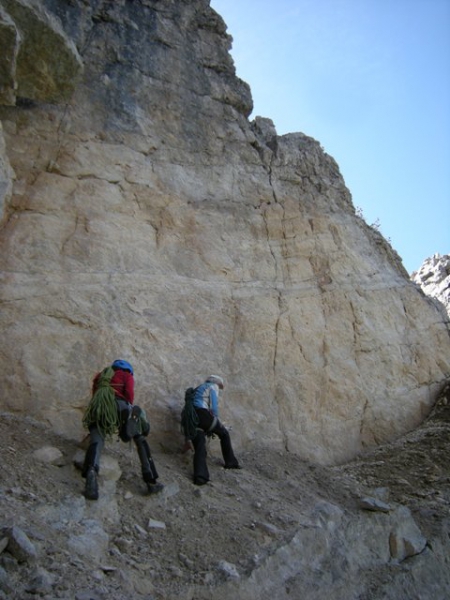 Frana sotto la cima
