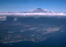 foto aereo etna